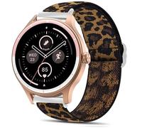 Blueshaweu 18 mm Bracelet Compatible with DR06, DR05 Smartwatch Women's Round 1.27 Inches, Soft and Stretchy Elasticity Replacement Strap Wristbands Compatible with Fitpolo DR06, TOOBUR DR06/DR05