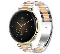 Blueshaweu 18 mm Bracelet Compatible with Hama Smartwatch 7000 1.32 inches, Classic Stainless Steel Watch Strap Compatible with Hama 7000 Smartwatch, Große, Silicone, No Gemstone