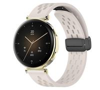 Blueshaweu 18 mm Bracelet Compatible with Hama Smartwatch 7000 1.32 Inches, Magnetic Adjustable Breathable Sports Silicone Replacement Watch Strap Compatible with Hama 7000 Smartwatch, Große, Silicone