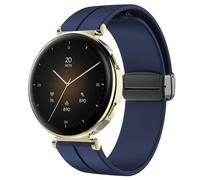 Blueshaweu 18 mm Bracelet Compatible with Hama Smartwatch 7000 1.32 inches, Soft Silicone Dual Magnetic Adjustable Bracelets Compatible with Hama 7000 Smartwatch, Große, Silicone, No Gemstone