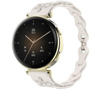 Blueshaweu 18 mm Women's Bracelet Compatible with Hama Smartwatch 7000 1.32 inches, Slim Single Chain Elegant Silicone Replacement Watch Strap Compatible with Hama 7000 Smartwatch, Große, Silicone, No