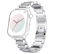 Blueshaweu 18mm 20mm 22mm Ladies Bracelet Compatible with Ice-Watch Series Ice Smart Series Premium Stainless Steel Metal Band Compatible with Watch, 20mm, Silicone, No Gemstone