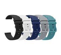 Blueshaweu 18mm, 20mm Quick Release Soft Silicone Sport Replacement Straps for Women, Man, Wristband Accessories Compatible for Withings ScanWatch 38mm/ScanWatch 2 38mm/Light/Nova (5Pack-2, 20mm Size)