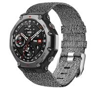 Blueshaweu 20 mm 22 mm strap compatible with Amazfit smartwatch, nylon knitted replacement watch strap compatible with Amazfit T-Rex 3, bip 5/5 unity, GTR 4, GTR Mini, Cheetah Square etc, 22MM