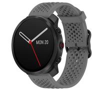 Blueshaweu 20 mm 22 mm Strap Compatible with Polar Smartwatch, Soft Sport Silicone Classic Replacement Watch Strap Compatible with Polar Vantage V3, Grit X Pro, Grit X2 Pro, Unite, Ignite (Grey, 20 mm