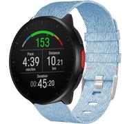 Blueshaweu 20 mm and 22 mm Nylon Strap, Nylon Knitted Replacement Watch Strap Compatible with Polar Unite, Ignite 2, Ignite 3, Pacer, Grit X Pro, Grit X2 Pro Smartwatch (22 mm, Blue)