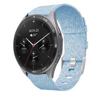 Blueshaweu 22 mm Bracelet Compatible with Hama 7010 (1.43 inches), 6010 (1.65 inches), 6910 (1.28 inches), Nylon Knitted Replacement Watch Strap for Hama 7010/6010/6910 Smartwatch, Große, Silicone, No
