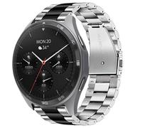 Blueshaweu 22 mm Bracelet Compatible with Hama Smartwatch 7010 (1.43 inches), 6010 (1.65 inches), 6910 (1.28 inches), Classic Stainless Steel Watch Strap Compatible with Hama 7010/6010/6910 Smartwatch