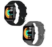 Blueshaweu 22 mm Bracelet Compatible with Souyie 1.91 Inch Smartwatch T90, Nylon Knitted Replacement Watch Strap for Souyie T90 Smartwatch