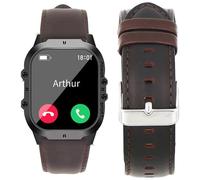 Blueshaweu 22 mm Strap Compatible with OUKITEL Smartwatch, Quick Release Leather Classic Replacement Watch Strap for OUKITEL BT80, BT101, BT20, BT10, V6, V5, V2 Smartwatch, Große, Silicone, No