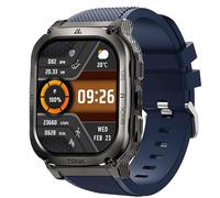 Blueshaweu 22mm Classic Silicone Replacement Straps, Compatible with AMAZTIM M2/M3/C20 Pro/T2, KOSPET TANK M3/M3 ULTRA/T3/T3 ULTRA/T2/M2, WalkerFit M2/M6 Ultra/M2 Pro Smart Watch (Blue)