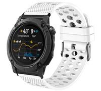 Blueshaweu 24 mm Strap Compatible with Coros Nomad, Breathable Silicone Replacement Watch Strap Compatible with Coros Nomad, Apex 4 46 mm Sports Watch, Große, Silicone, No Gemstone