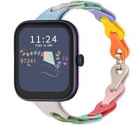 Blueshaweu Bracelet Compatible for 14 mm 16 mm 18 mm 20 mm 22mm Watch, Slim Single Chain Elegant Silicone Hollowed Out Replacement Watch Strap for RADLEY Series 32/20/28/21/33/19/46/10 (Color, 18mm)