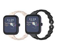 Blueshaweu Bracelet Compatible for 14 mm 16 mm 18 mm 20 mm 22mm Watch, Slim Single Chain Elegant Silicone Hollowed Out Replacement Watch Strap for RADLEY Series 32/20/28/21/33/19/46/10 (2Pack-B, 20mm)