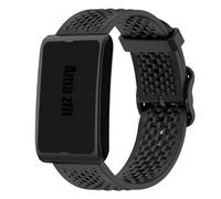 Blueshaweu Bracelet Compatible with Helio Strap, Breathable Soft Silicone Waterproof Wristband Compatible with Amazfit Helio Strap, Smart Band, Fitness Tracker, Große, Silicone, No Gemstone