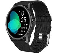 Blueshaweu Bracelet Compatible with Huakua Smartwatch H2, Nylon Knitted Replacement Watch Strap for Huakua H2 Smartwatch (Black)