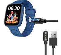 Blueshaweu Charging Cable Compatible with Biggerfive Smartwatch Children 1.8 Inch BW03, Cable Charger Charging Station for Biggerfive Brave 3 Smartwatch (USB A, Black)