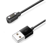 Blueshaweu Charging Cable Compatible with IOWODO Military Smartwatch Men 2.01 Inch W70Pro, Cable Charger Charging Station for IOWODO W70 Pro Smartwatch (USB A, Black)