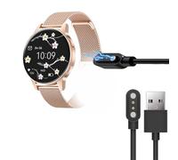 Blueshaweu Charging Cable Compatible with Miecgth 2025 Women's Smartwatch 1.27 Inch I180, Cable Charger Charging Station Compatible with Miecgth I180 Smartwatch (USB-A, Black)