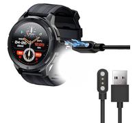 Blueshaweu Charging Cable Compatible with Oukitel Smartwatch Men's BT10 1.43 Inches, Cable Charger Charging Station for OUKITEL BT10 Smartwatch (Black)