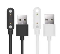 Blueshaweu Charging Cable Compatible with PAJ SmartWatch Finder 4G for Children - GPS Tracker, Cable Charger Charging Station for PAJ Smart Watch Finder 4G for Children (Black + White, USB A)