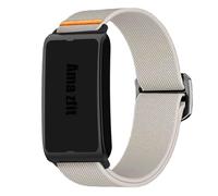 Blueshaweu Compatible for Amazfit Helio Bands, Quick Release Stretchy Solo Loop Adjustable Nylon Replacement Straps Compatible for Amazfit Helio Fitness Tracker Wristband (White)