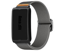 Blueshaweu Compatible for Amazfit Helio Bands, Quick Release Stretchy Solo Loop Adjustable Nylon Replacement Straps Compatible for Amazfit Helio Fitness Tracker Wristband (Gray)