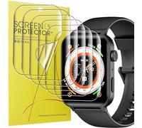 Blueshaweu Compatible for Blackview Smart Watch Screen Protector, [6 Pack] Full Coverage TPU Clear Film Compatible with Blackview R30Pro 1.85 Inches Smart Watch/FeipuQu R30 Pro Smartwatch (6 pack)