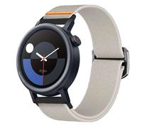Blueshaweu Compatible for CMF BY NOTHING Watch 3 Pro Smartwatch bands, Quick Release Stretchy Solo Loop Adjustable Nylon Replacement Straps Compatible with CMF Watch Pro,2,3 Smart Watch (White, 22mm)