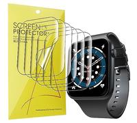 Blueshaweu Compatible for Fire-Boltt Ring Bluetooth Calling Smartwatch 1.7" Screen Protector, [6 Pack] Full Coverage TPU Clear Film Compatible with Fire-Boltt RING 3 Smartwatch 1.7 Inches (6 pack)