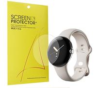 Blueshaweu Compatible for Google Pixel Watch Screen Protector, [6 Pack] Full Coverage TPU Clear Film Compatible with Google Pixel Watch (6 pack)