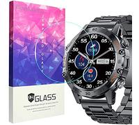 Blueshaweu Compatible for LIGE Smart watch 1.39 inch Screen Protector, [3 Pack] 9H Tempered Glass Screen Protector Film Compatible with LIGE K52 Smart watch Herren (3 pack)