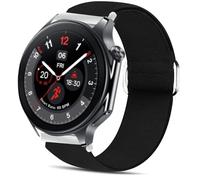 Blueshaweu Compatible for OnePlus Watch 2 Band, Quick Release Stretch Elastics Nylon Adjustable Replacement Strap Accessories Compatible for OnePlus Watch 2 46mm, 1 Smart Watch (Black)