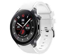 Blueshaweu Compatible for OnePlus Watch 2 Bands, Sports Silicone Band Strap Replacement Wristband Compatible with OnePlus Watch 2 46mm / OnePlus Watch 1 (White)
