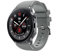 Blueshaweu Compatible for OnePlus Watch 2 Bands, Sports Silicone Band Strap Replacement Wristband Compatible with OnePlus Watch 2 46mm / OnePlus Watch 1 (Gray)