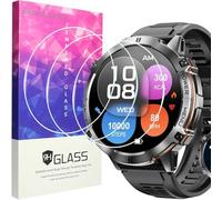 Blueshaweu Compatible for OUKITEL Smartwatch Men's Screen Protector, [3 Pack] 9H Tempered Glass Screen Protector Film Compatible for OUKITEL BT13 Smartwatch 1.73 Inches (3 Pack)