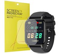 Blueshaweu Compatible for Popglory Smart Watch Screen Protector, [6 Pack] Full Coverage TPU Clear Film Compatible with Popglory P66 1.85'' Smartwatch / P66 SmartWatch (6 pack)