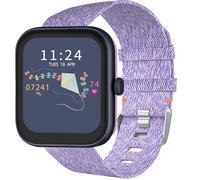 Blueshaweu Compatible for RADLEY Series Bands, 20mm, 22mm Quick Release Breathable Nylon Woven Fabric Replacement Accessory Strap Compatible for RADLEY Series 32/20/46/19/10 Smartwatch (Purple, 20mm)
