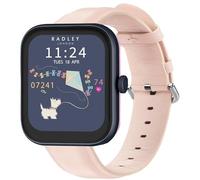 Blueshaweu Compatible for RADLEY Series Smart Watch 20mm 22mm Soft Classic Genuine Leather Replacement Strap Watchband Compatible for RADLEY Series 32/20/19/46/10 Watch (Pink, 20mm)