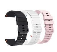 Blueshaweu Compatible for RADLEY Series Smartwatch 18mm 20mm 22mm New Silicone Woven Line Adjustable Replacement Strap Compatible with RADLEY Series 32/20 / 19/46 / Series 10 Watch (3Pack-A, 20mm)