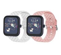 Blueshaweu Compatible for RADLEY Series Smartwatch Bands, 20mm Silicone Braided Weave Sport Soft Replacement Straps Compatible with RADLEY Series 32/20 / 19/46 / Series 10 Watch (2Pack-A, 20mm)