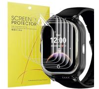 Blueshaweu Compatible for SaveFamily Enjoy Smartwatch Screen Protector, [6 Pack] Full Coverage TPU Clear Film Compatible for SaveFamily Enjoy Smartwatch (6 Pack)