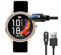 Blueshaweu Compatible for Sekonda Flex Smart Watch Charger, 2 Pin Magnetic USB Replacement Charging Compatible for Compatible with Sekonda Flex Womens 42mm Smart Watch