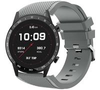 Blueshaweu Compatible for Sekonda Smart Watch Band, Classic Silicone Replacement Straps Compatible with Sekonda Motion Pro/ACTIVE PRO,ACTIVE Plus,ACTIVE 1909/HYBRID SMART WATCH,etc (Gray, 22mmSize)