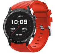 Blueshaweu Compatible for Sekonda Smart Watch Band, Classic Silicone Replacement Straps Compatible with Sekonda Motion Pro/ACTIVE PRO,ACTIVE Plus,ACTIVE 1909/HYBRID SMART WATCH,etc (Red, 22mmSize)