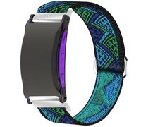Blueshaweu Compatible for Shock Clock 3 Bands, Stretch Elastics Nylon Adjustable Replacement Strap Accessories for Men & Women Compatible for Pavlok Shock Clock 3 (Blueprint)