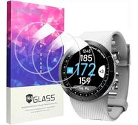 Blueshaweu Compatible for Shot Scope X5 Screen Protector, [3 Pack] 9H Tempered Glass Screen Protector Film Compatible for Shot Scope X5 GPS Golf Watch (3 Pack)