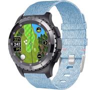 Blueshaweu Compatible for SkyCaddie Watch Bands, Breathable Nylon Woven Fabric Replacement Accessory Strap Compatible for SkyCaddie LX2, LX5, LX5C Smart Watches (Blue, 20mmSize)