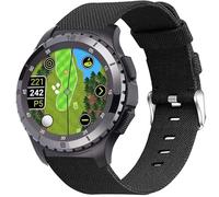 Blueshaweu Compatible for SkyCaddie Watch Bands, Breathable Nylon Woven Fabric Replacement Accessory Strap Compatible for SkyCaddie LX2, LX5, LX5C Smart Watches (Black, 22mmSize)