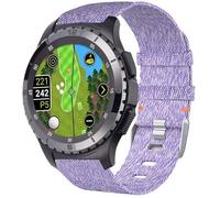 Blueshaweu Compatible for SkyCaddie Watch Bands, Breathable Nylon Woven Fabric Replacement Accessory Strap Compatible for SkyCaddie LX2, LX5, LX5C Smart Watches (Purple, 22mmSize)